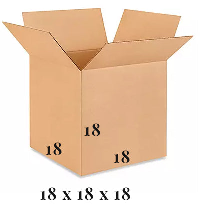 18x18x18 Square Boxes 32 ECT Large Corrugated Box