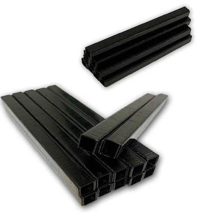 22Ga 22 Gauge Staples 3/8" Inch 10mm Crown 3/8" Inch 10mm Long Length Black Upholstery Staples