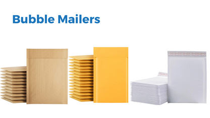 #CD White Bubble Envelopes 7.25x8 Shipping Kraft White Bubble Mailers--250 pcs/case USABubbleMailers