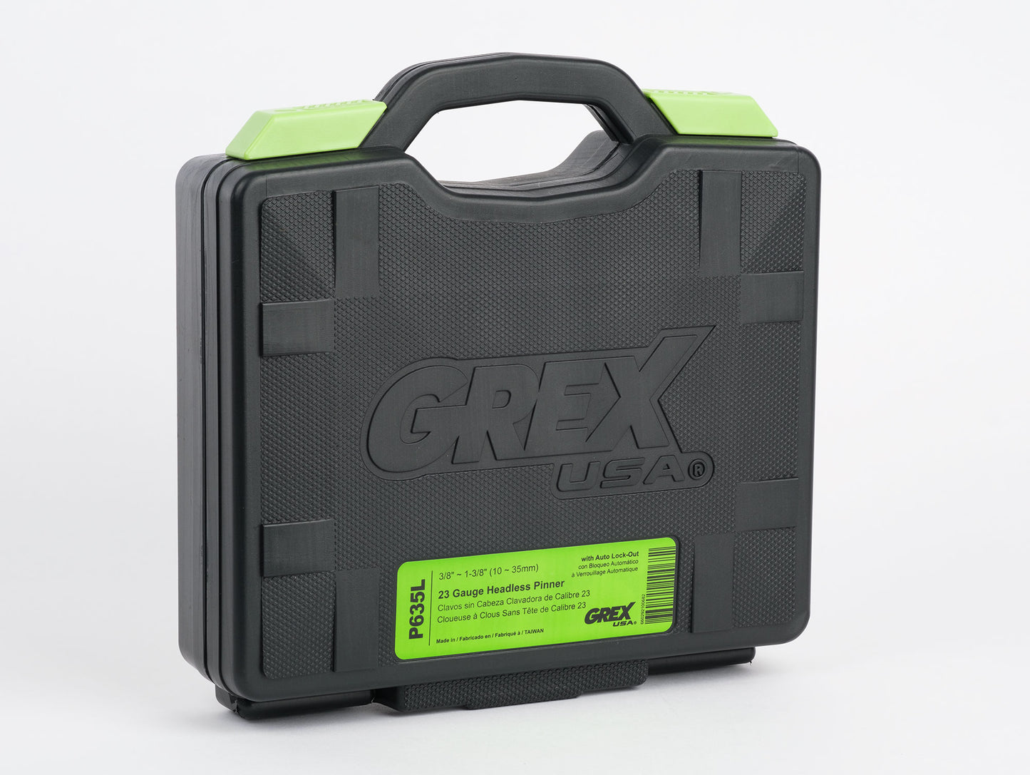 Grex P635L P635 L 23 Gauge 23Ga Ga Headless Pinner w/ Auto Lock-Out & Edge Guide (660292100682)